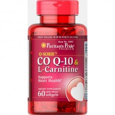 Q-SORB™ Co Q-10 30 mg plus L-Carnitine 250 mg - 60 Softgels