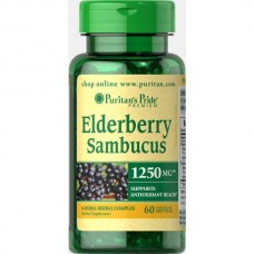Elderberry Sambucus 1250 mg - 60 Softgels