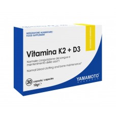 Vitamina K2 + D3 - 30 Capsules