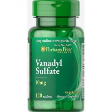 Vanadyl Sulfate 10 mg - 120 Tablets