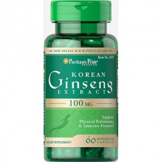 Korean Ginseng Standardized  100 mg - 60 caps