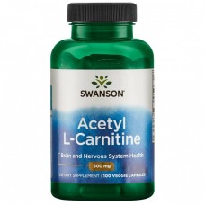 Acetyl L-Carnitine 500 mg - 100 veg caps