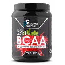 BCAA 2:1:1 + Glutamine - 500g Strawberry
