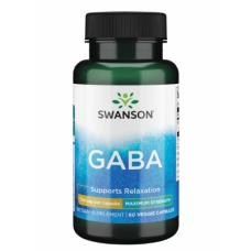 GABA Maximum Strength 750 mg - 60 Veg Caps