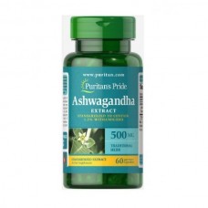 Ashwagandha Standardized Extract 500 mg - 60 Capsules