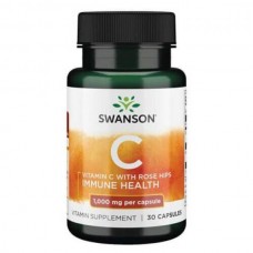 Vitamin C Rose Hips 1000mg - 30caps