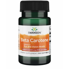Beta-Carotene 10,000 IU (3000 mcg RAE) - 100 Sgels