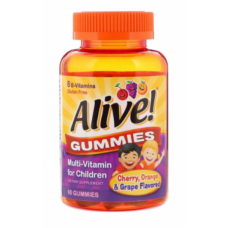 Alive! Children`s Gummy Multivitamin, Gluten Free, Made with Pectin - 60 Gummies Alive! Children`s Gummy Multivitamin, Gluten Free, Made with Pectin - 60 Gummies