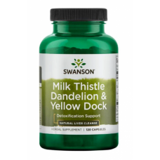 Milk Thistle Dandelion-Yellow Dock - 120 cap