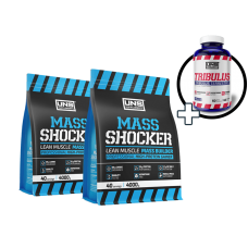 x2 Mass Shocker - 4000g + Tribulus Terrestris - 60tabs