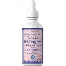 Vitamin B-Complex Sublingual Liquid with Vitamin B-12 - 59ml (До 10.21)