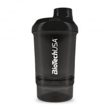 Wave+Nano shaker - 300ml (+150ml) Black-smoked
