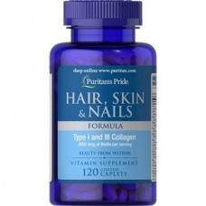 Hair Skin Nails (One perday formula) 2500 mcg of Biotin - 30 Softgels